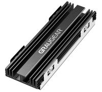GRAUGEAR Dissipateur SSD M.2 G-PS5HS02 – passif, aluminium, 2 coussinets silicone, PlayStation®5