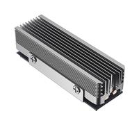 Dissipateur thermique M.2 2280 SSD efficace, radiateur métallique avec pâtes conductrices thermiques en Silicone, 2 caloducs en cuivre, stabilité
