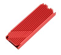 Dissipateur thermique M.2 NVMe en alliage d'aluminium et Silicone, coussin thermique SSD avec vis, tournevis pour ordinateur de bureau 2280 SSD rouge