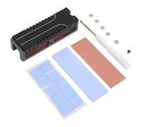 Dissipateur thermique M.2 SSD, bonne Dissipation rapide de la chaleur, 58 évents d'échappement, réduisent le bruit, ventilateur Intelligent PWM, économie d'énergie, refroidisseur SSD