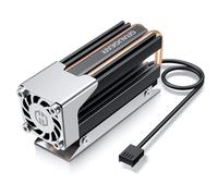 Dissipateur thermique SSD GRAUGEAR M.2 2280, chauffage direct par double caloduc en cuivre, ventilateur de refroidissement de 25 mm, contr le PWM int