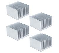 Dissipateurs de Chaleur en Aluminium, Ailettes de Refroidissement Efficaces pour Module CPU électronique, Ensemble de 4 Pièces, Module de Traitement D'oxydation Anodique (avec