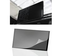 DISSKIN® Film de protection d'écran compatible avec différents modèles Audi, auto-cicatrisant, mat, revêtement antibactérien, anti-traces de doigts (compatible avec A4/S4/RS4 à partir de 09/2019)