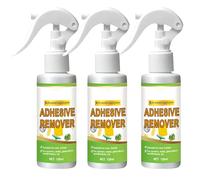 Dissolvant adhésif puissant multi-usages,grattoir et chiffon inclus.Élimine rapidement les résidus de ruban adhésif, d'étiquettes, de chewing-gum, d'autocollants et de décalcomanies. (3Pièce)