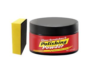 Dissolvant Automatique De Rayures - 30 G De Composé De Polissage, Mélange De Renouvellement Du Verre, Correction Des Éclats De Pare-brise Avec Tampon En Mousse | Aide Aux Détails Du Véhicule Pour L'am