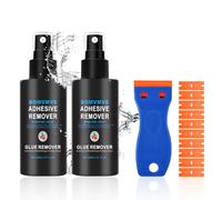 Dissolvant Colle, Decolle Etiquette, Dissolvant Colle et Adhesif, Voiture Adhésif Remover, Détache Colle, Retirez Rapidement les Etiquettes et les Résidus d' Adhésif des Surfaces-100ml