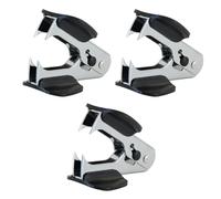 Dissolvant d ' agrafes portatif, 3 pièces, poignée ergonomique antidérapante, extracteurs métalliques robustes pour fournitures scolaires et de bureau, dissolvant professionnel