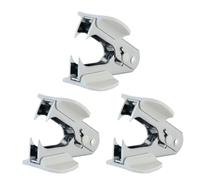 Dissolvant d ' agrafes portatif, 3 pièces, poignée ergonomique antidérapante, extracteurs métalliques robustes pour fournitures scolaires et de bureau, dissolvant professionnel