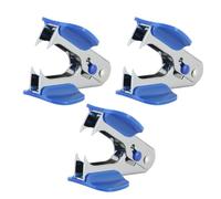 Dissolvant D'agrafes À Poignée Ergonomique Outil D'extraction De Métal Robuste Pour La Gestion Des Documents De L'école Et Du Bureau Dissolvant D'agrafes Compact 3 Pièces