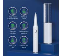 Dissolvant de calcul dentaire ultrasonique, détartreur de Plaque dentaire, nettoyeur de taches, dissolvant de pierre dentaire électrique noir