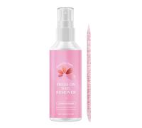 Dissolvant de colle à ongles - Efficace solide Nail Gllue | Pressez sur Nil Remmover | Inodore Naeil D-ebonder adapté pour enlever les naïils artificiels en toute sécurité, entretien Neil et nettoyage