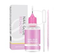 Dissolvant de colle à ongles pour ongles à presser - 30 ml liquide pour enlever en douceur les ongless artificiels pour les débutants en manucure, salon, studio, projets d'artisanat, salle de bain