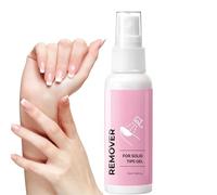 Dissolvant De Colle À Ongles,Solution de Décapage de Gel Solide | 55ml Spray Décapant à Pression pour Embout pour Débutants Manucure Stamping Spa et Voyage