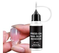 Dissolvant De Colle Pour Faux Ongles | 10ml Fournitures Pour Manucure | Liquide De Retrait Des Faux Ongles - Pour Femmes Maison Voyage Salon Amateurs De Beauté Stylistes Créatifs Événements