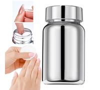 Dissolvant de Colle pour Ongles Pressés | Dissolvant Gel et Colle à Ongles à Tremper 100ml avec Éponge | Décoloration Rapide pour Manicure à Domicile Femmes et Jeunes Filles