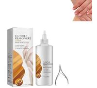 Dissolvant de Cuticules d'Ongles de Réparation de Gel,Dissolvant de Cuticules Liquide,Cuticule Ongle Remover,Gel Hydratant pour les Ongles,30ml,Comprend un Ciseaux de la Peau Morte
