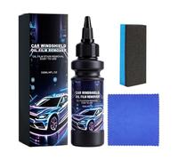 Dissolvant de film de pare-brise, 120 ml, solution pour vitres de voiture, pour moto, camion, excréments, poussière, taches, restaure la clarté du revêtement de peinture