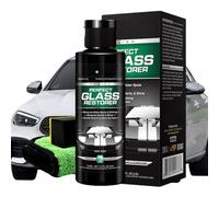 Dissolvant de film d'huile de verre - 100 ml - Nettoyant puissant pour vitres de voiture - Nettoyant puissant pour vitres de voiture, anti-pluie, brouillard, fournitures de voiture pour fenêtre
