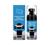 Dissolvant de film d'huile de verre, protection anti-pluie, 60 ml, vernis de détail automobile, liquide nettoyant pour lentilles de voiture, compact et adapté aux voyages, pour les longs trajets