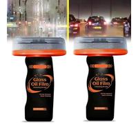 Dissolvant de film d'huile pour pare-brise et fenêtre de voiture, brosse de nettoyage pour pare-brise, fenêtre/miroir, tableau de nettoyage du verre restaure la clarté pour une conduite plus sûre sous