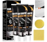 Dissolvant de foudre pour véhicules, 2025, mise à jour du dissolvant de rayures de voiture pour rayures profondes, dissolvant de cire de polissage de voiture (3 pièces)