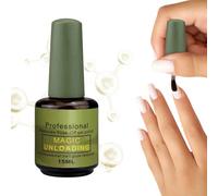 Dissolvant de gel UV - 15 ml - Solution de nettoyage simple - Formule à fréquence de pendaison de crémaillère non irritante - Outil de manucure et pédicure professionnelle pour femmes et