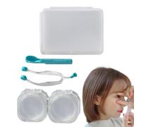 Dissolvant de lentilles de - Applicateur de en silicone et outil de retrait,Dissolvant et insertion de lentilles de souples, insertion/dissolvant portable et applicateur pour filles avec des ongles lo