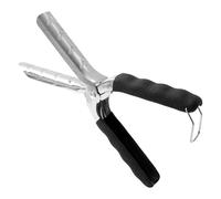 Dissolvant de membrane nervurée pour barbecue - Gadget de cuisine ergonomique en acier inoxydable pour maison, cour, barbecue, plage, barbecue, camping, restaurant, chef