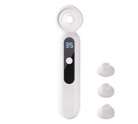 Dissolvant de nez noir - 18 x 3,1 x 3,5 cm - Corps ABS de type C - Dispositif d'aspiration électrique réglable - Outil de nettoyage du visage multi-mode - Accessoire de beauté portable pour la maison