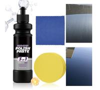 Dissolvant de rayures de voiture - antisalissure pour réparation de rayures de peinture de voiture | Kit de de polissage pour voitures avec éponge | Polissage automatique, redonnez de la gloire