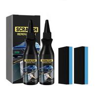 Dissolvant de Rayures de Voiture, Efface Rayure Voiture,Efface rayure profonde voiture, Crème de Réparation de Rayures de Voiture Modèle, élimine la Pâte de Réparation Anti-rayures (2)