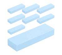 Dissolvant de rayures en acier inoxydable - Ensemble de 8 gommes à taches réutilisables, tampons de polissage solides en acier inoxydable, entretien des surfaces métalliques de longue durée |