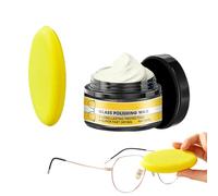Dissolvant de rayures en verre - crème, 5,5 x 4 x 4 cm Formule de polissage de pâte réparatrice | Restauration de surfaces faciles à appliquer, composé de réparation de lentilles pour lunettes, verres