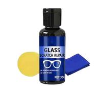 Dissolvant de rayures pour lentilles - Lotion d'élimination des rayures, formule non abrasive avec soin optique, restauration | Pour lunettes, lunettes de soleil, fenêtre, pare-brise, écran téléphone