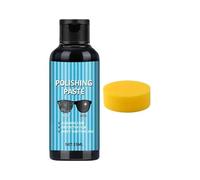 Dissolvant de rayures pour lunettes | Pâte De 35 Ml À Action Rapide Et Longue Durée,Pâte Efface-Rayures Pour Lunettes De Avec Une Éponge - pour soin entretien restauration adultes