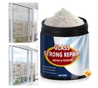 Dissolvant de rayures pour verre - Poudre Réparatrice Vitres 80 Grammes - Efface-rayures pour vitres de voiture - Pour Lunettes Phares Marbre Métal Paroi De Douche Lentilles Miroirs Et Montres