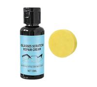 Dissolvant De Rayures Sur Lunettes - Restaure La Clarté Optique Et La Précision De La surfce, Crème Réparatrice Concentrée De 30 Ml, Tube Compact De 8,6 X 2,8 Cm + Éponge D'application Incluse, Abras