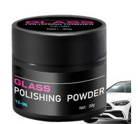 Dissolvant de rayures sur verre - Dissolvant de rayures de polissage de verre | Nettoyant en poudre d'oxyde de cérium | Composé de réparation de pare-brise, pâte de film d'huile, kit de polissage
