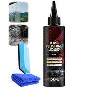Dissolvant de rayures sur vitres,Auto Glass Scratch Care Polishing Fluid,Spray Anti Rayure Verre Liquide,agent de polissage de verre - détachant pour taches d'eau, cire anti-rayures (1)