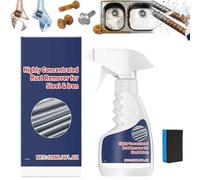 Dissolvant de rouille en métal robuste, dérouillé hautement concentré, pulvérisateur convertisseur antirouille, puissant dérouilleur métallique très efficace, dérouille multifonction pour divers