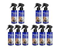 Dissolvant de rouille pour voiture, poudre de fer métallique propre, tuyau d'échappement automobile, Spray de dérouillage, Agent d'élimination des taches, soin du moyeu de roue Pompe Lave Glace(10pcs)
