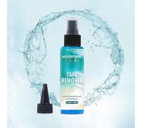 Dissolvant de ruban adhésif dans l'extension, Extensions de cheveux de décapant de bande à action rapide, Spray dissolvant pour colle de perruque en dentelle, Doux pour la peau, 4OZ (Bleu)