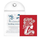Dissolvant de sable pour la plage - Pochette de retrait de sable pour la plage - Avec ingrédients naturels, doux pour la peau, sans eau pour pieds, maillots de bain, animaux domestiques, Style chinois