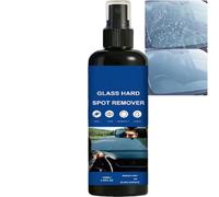 Dissolvant de taches d'eau pour voitures, dissolvant de taches d'eau dure pour pare-brise, élimination du film d'huile, nettoyant pour vitres de voiture pour vitres, peinture, chrome (1 pièces)