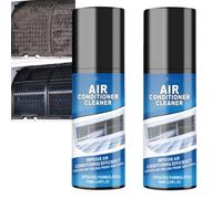 Dissolvant de taches mousse nettoyante désodorisante spray d'agent AC, nettoyant en mousse multifonctionnel amélioré pour climatiseur, cleaningAC cleaning en profondeur efficacité de (2pcs)