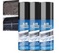 Dissolvant de taches mousse nettoyante désodorisante spray d'agent AC, nettoyant en mousse multifonctionnel amélioré pour climatiseur, cleaningAC cleaning en profondeur efficacité de (3pcs)