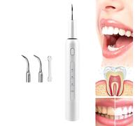 Dissolvant De Tartre Dentaire Électrique, Blanchiment Ultrasonique, Nettoyeur De Dents, Élimination Des Taches Dentaires, Détartreur Dentaire Domestique Blanc