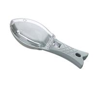 Dissolvant d'écailles de poisson en plastique, écailles de poisson propres, élimination rapide la peau, brosse en plastique, râpes, grattoir avec couvercle transparent, outils cuisine bleu, dis
