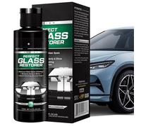 Dissolvant d'huile de verre pour voiture | 100 ml - Nettoyant puissant pour vitres de voiture - Nettoyant puissant pour vitres et vitres - Nettoyage en profondeur anti-pluie et brouillard
