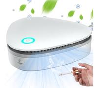 Dissolvant d'odeur de fumée 5, 7 x 5, 7 x 2, 1 pouces, fonctionnement USB, élimine à 99% l'odeur de fumée la maison, dissolvant d' portable pour la maison, la voiture, le réfrigérateu